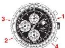 Breitling Transocean Chronograph 1461 - EINSTELLUNG DER ZUSATZFUNKTIONEN - 2