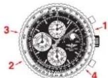 Breitling Transocean Chronograph 1461 - AJUSTEMENT DES FONCTIONS ADDITIONNELLES - 2
