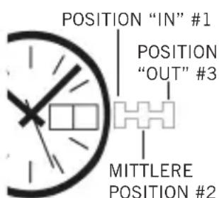 Bulova Automatic 96A119 - EINSTellen von UHREN MIT GEDRUCKTER KALENDERANZEIGE (KRONE MIT 3 POSITIONEN) - 1