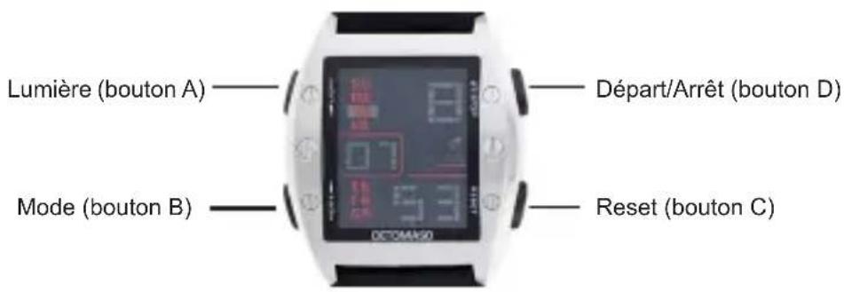 Detomaso Marco - Notice d'utilisation Montre digitale - 1