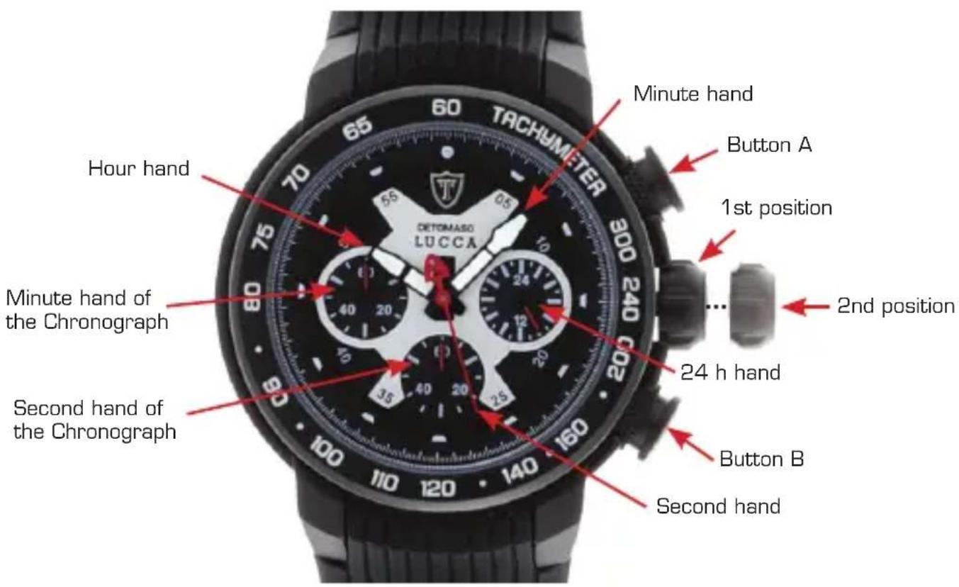 Detomaso Lucca - Operating instructions for the watch - 1