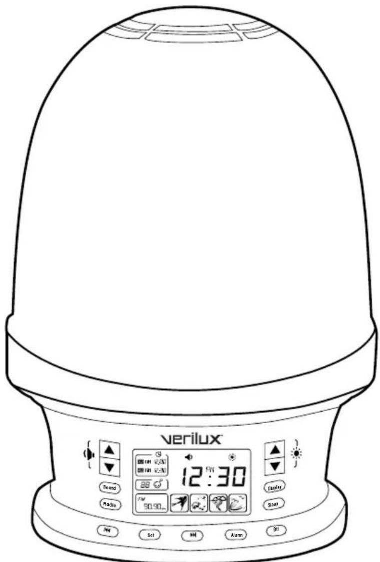 Verilux Rise & Shine VA05F - Display and Controls - 1