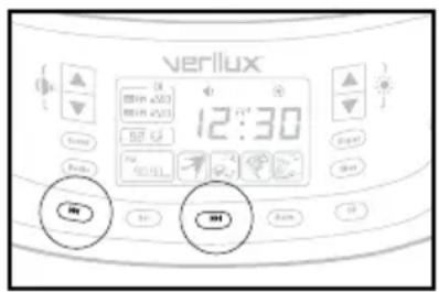 Verilux Rise & Shine VA05F - Touches Précédent et Suivant - 1