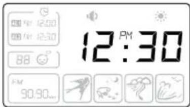 Verilux Rise & Shine VA05F - Réglage de l'horloge - 1