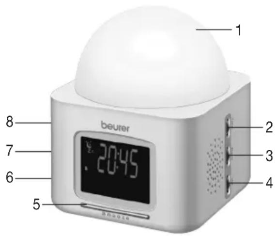 BEURER WL 30 - Description de l'appareil - 1
