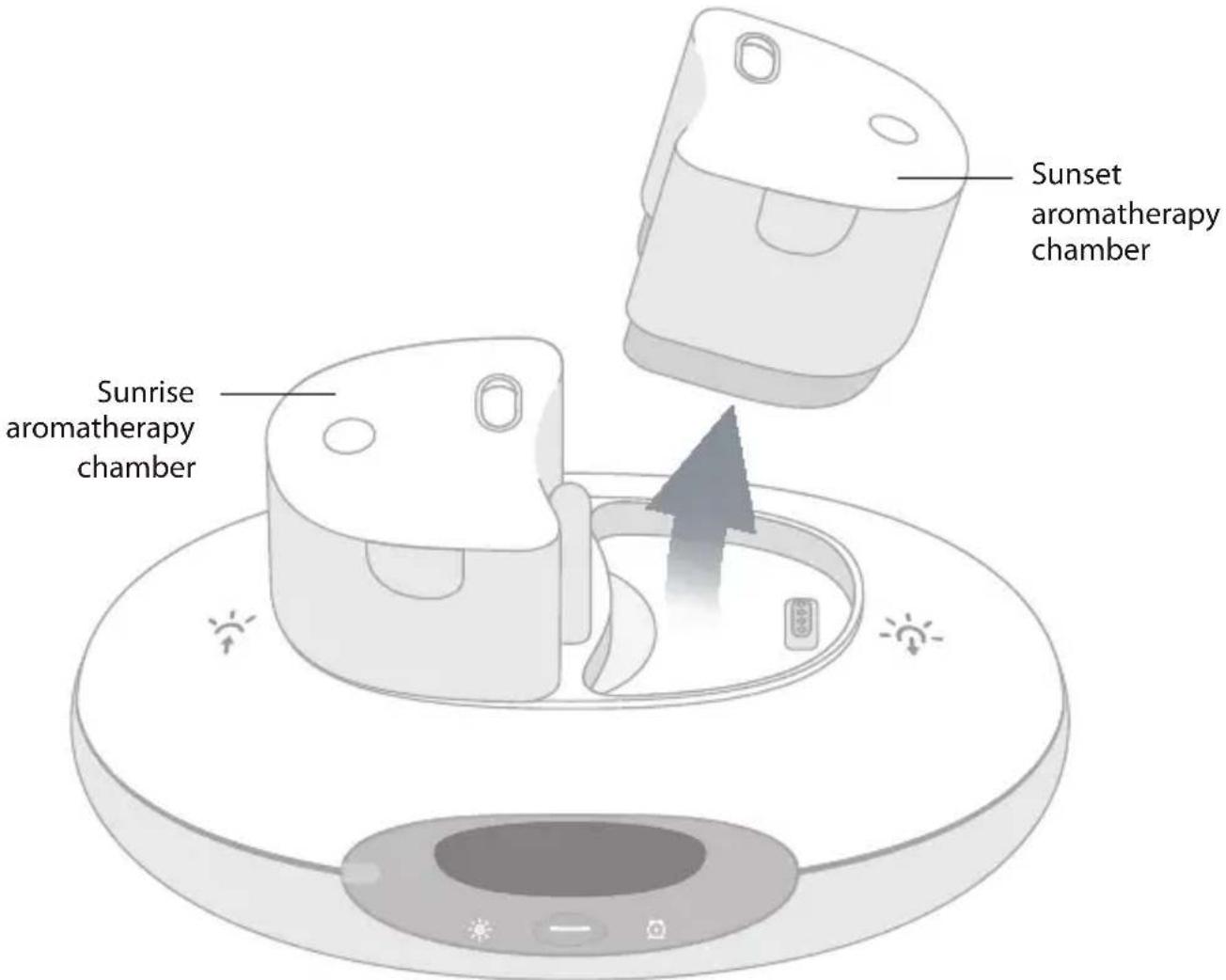 LUMIE Bodyclock IRIS 500 - To fill the aromatherapy chambers - 1
