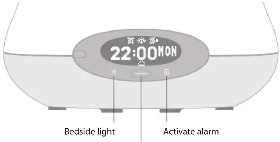 LUMIE Bodyclock IRIS 500 - Using the bedside light - 1