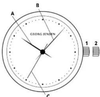 Georg Jensen S46ST02 - General Instructions for Mechanical Watches - 1