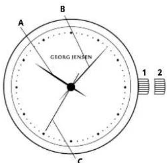 Georg Jensen S36ST70 - General Instructions for Mechanical Watches - 1