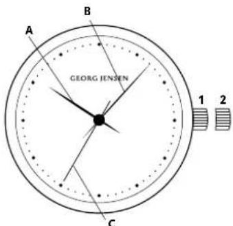 Georg Jensen K41ST74 - General Instructions for Mechanical Watches - 1