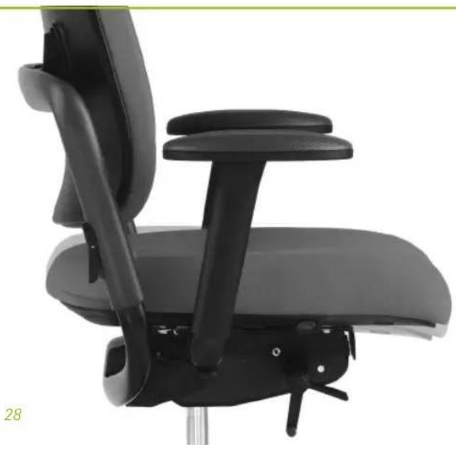 Rohde & Grahl Xenium Basic - Réglage de l'inclinaison du siège (en option) - 1