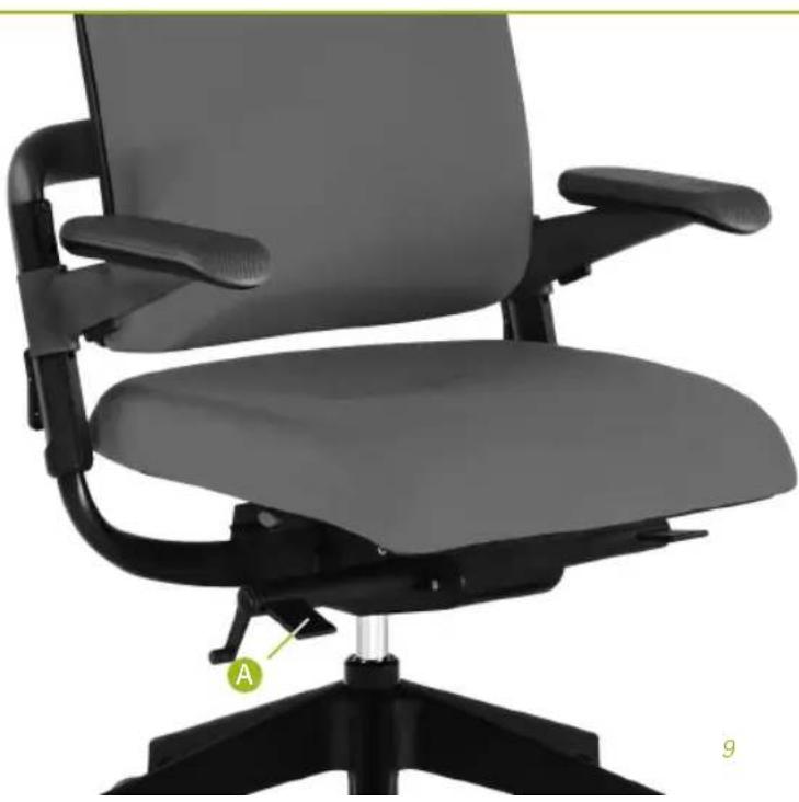 Rohde & Grahl Xenium Basic - Réglage de la hauteur du fauteuil - 2