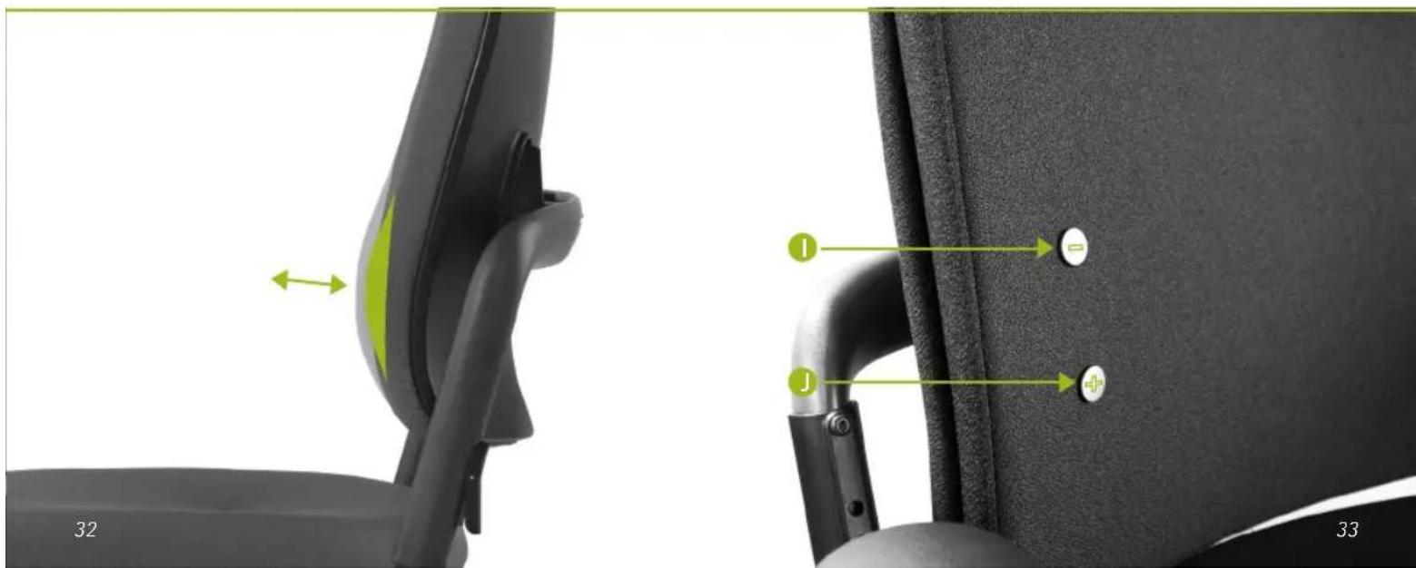 Rohde & Grahl Xenium Basic - Appuie-lordoses réglables (en option) - 1
