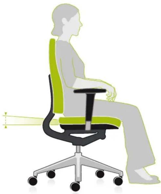 Rohde & Grahl Xenium Basic - Réglage de l'inclinaison de l'assise - 1