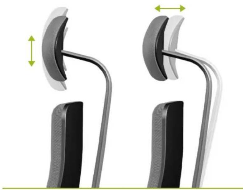Rohde & Grahl Xenium Basic - Réglage de l'appuie-tête (en option) - 1