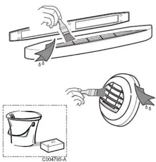 DE DIETRICH Kaliko TWH 200EV - Entretien des bouches d'extraction de l'installation - 1