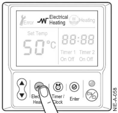 DE DIETRICH TWH Split FS 200 E - Réglage de la consigne d'eau chaude sanitaire - 1