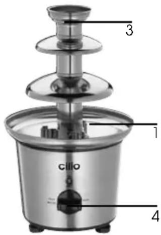 Cilio 490060 - Démarrer la spirale - faire fonctionner la fontaine - 1