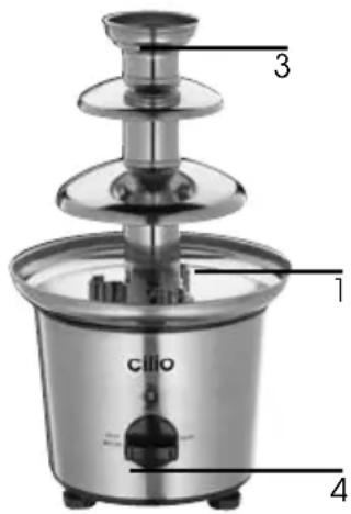 Cilio 490060 - Avviare la viteswana fine - Generare l'effetto fontana - 1