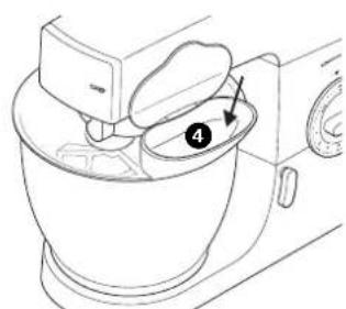KENWOOD Chef KM331 - to fit and use your splashguard (if supplied) - 2