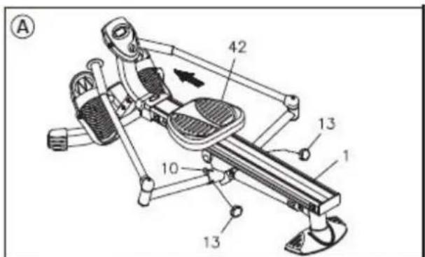 Toorx RowerCompact - DANGER - 1