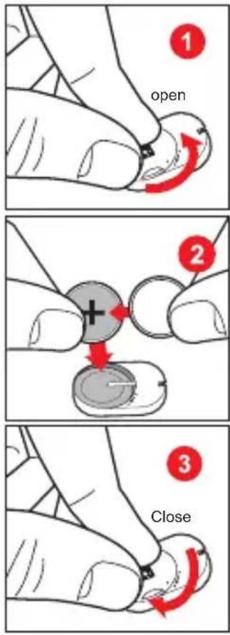 Kalenji 500 SD - Changer la pile de l'accéléromètre. - 2