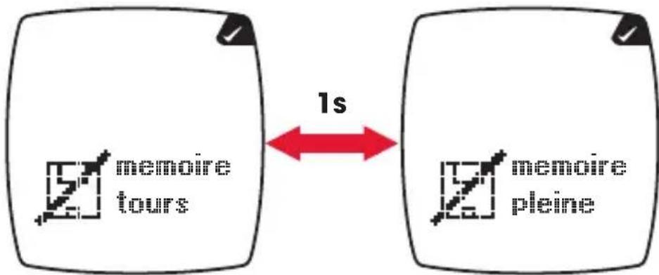 Kalenji 500 SD - Gestion de la mémoire. - 5