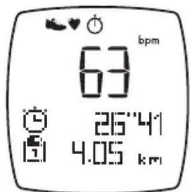 Kalenji 500 SD - Changer les indicateurs affichés à l'écran. - 4