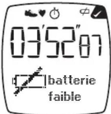 Kalenji 500 SD - Gestion de la pile. - 1