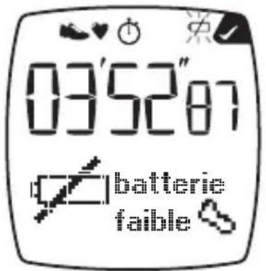 Kalenji 500 SD - Gestion de la pile. - 5