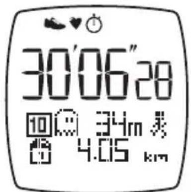 Kalenji 500 SD - Utilisation du mode DEFI. - 1