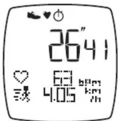 Kalenji 500 SD - Changer les indicateurs affichés à l'écran. - 3