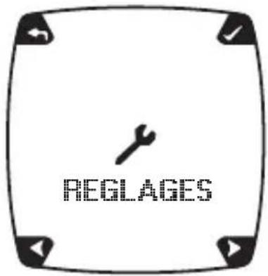 Kalenji 500 SD - Mode REGLAGES. - 2