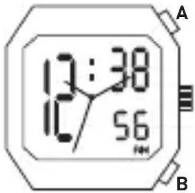 ADIDAS QFL103BA - Réglage de l'heure et du calendrier - 1