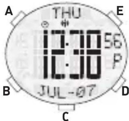 ADIDAS QFL103BA - Affichage de l'heure - 1