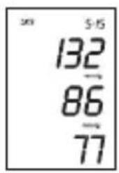 Marque Verte Digitensio BP 3BQ13 - Memoriseren van de LAST meting - 3