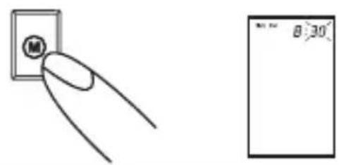 Marque Verte Digitensio BP 3BQ13 - Einstellen der Uhrzeit und des Datumss - 10