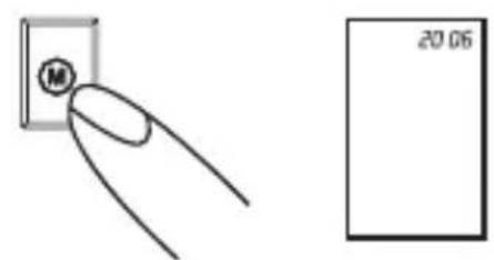 Marque Verte Digitensio BP 3BQ13 - Setting the time and date - 2