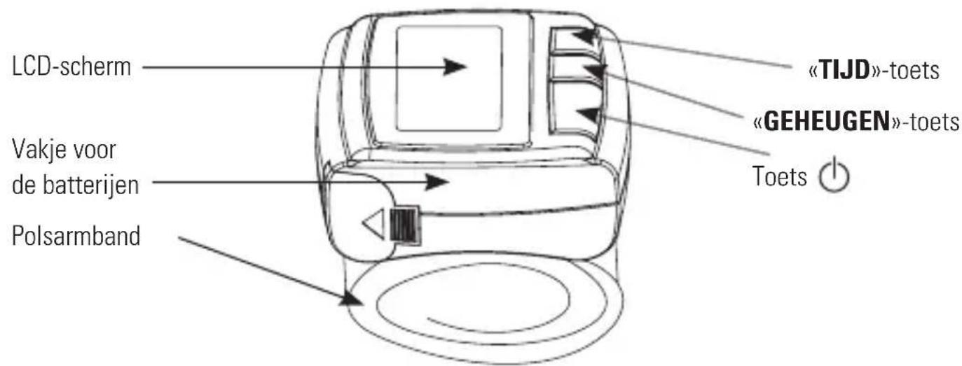 Marque Verte Digitensio BP 3BQ13 - De verschillende elementen van de bloeddrukmeter - 1