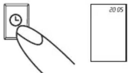 Marque Verte Digitensio BP 3BQ13 - Setting the time and date - 1