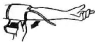 Marque Verte Digitensio BP 3BM13P - Mise en place du brassard - 2