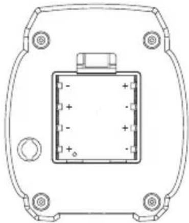 Marque Verte Digitensio BP 3BM13P - Inserting the batteries - 2