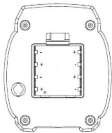 Marque Verte Digitensio BP 3BM13P - Einsetzen der Batterien - 2
