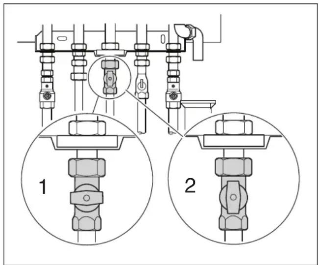 BUDERUS Logamax plus GB02224K - Contrôle de la catégorie de gaz - 1