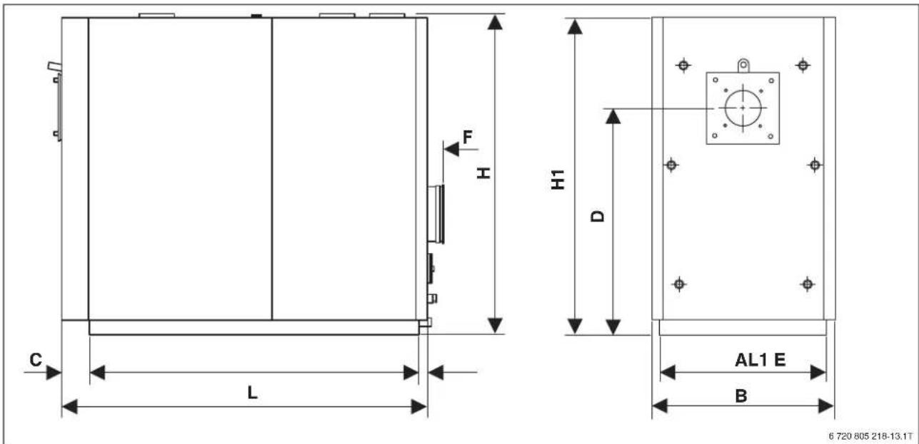BUDERUS SB745WS - Dimensions - 1