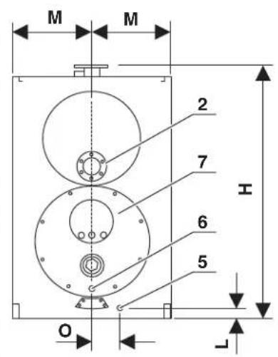 BUDERUS SB745WS - Raccordements hydrauliques - 3