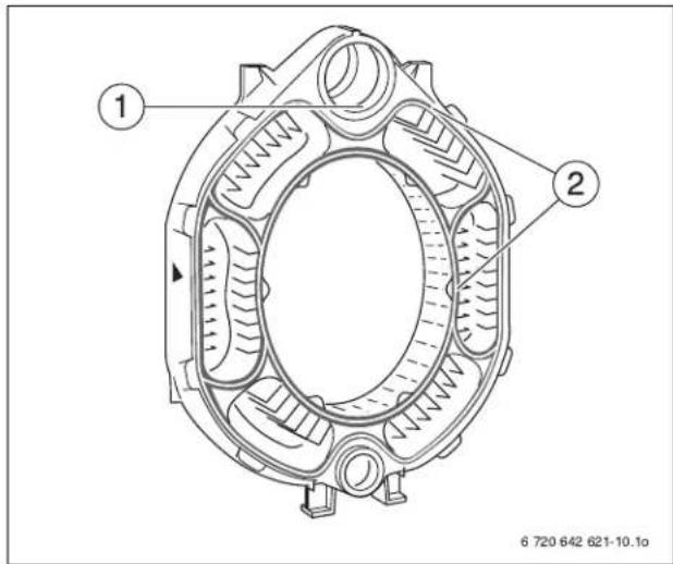 BUDERUS Logano G315 - Assemblage des memlons du bloc chaudière (livraison par éléments séparés) - 7