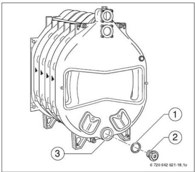 BUDERUS Logano G315 - Effectuer le contrôle d'étanchéité - 1