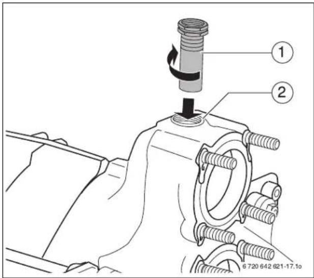 BUDERUS Logano G315 - Etanchéification du doigt de gant - 1