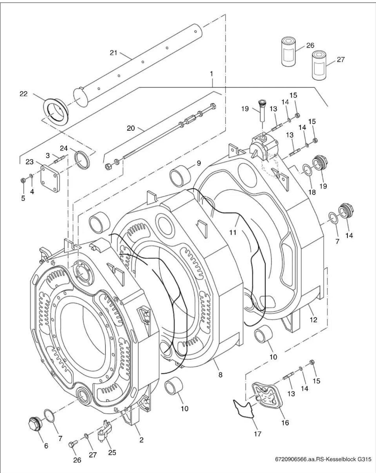 BUDERUS Logano G315 - Listes des pièces de rechange - 2